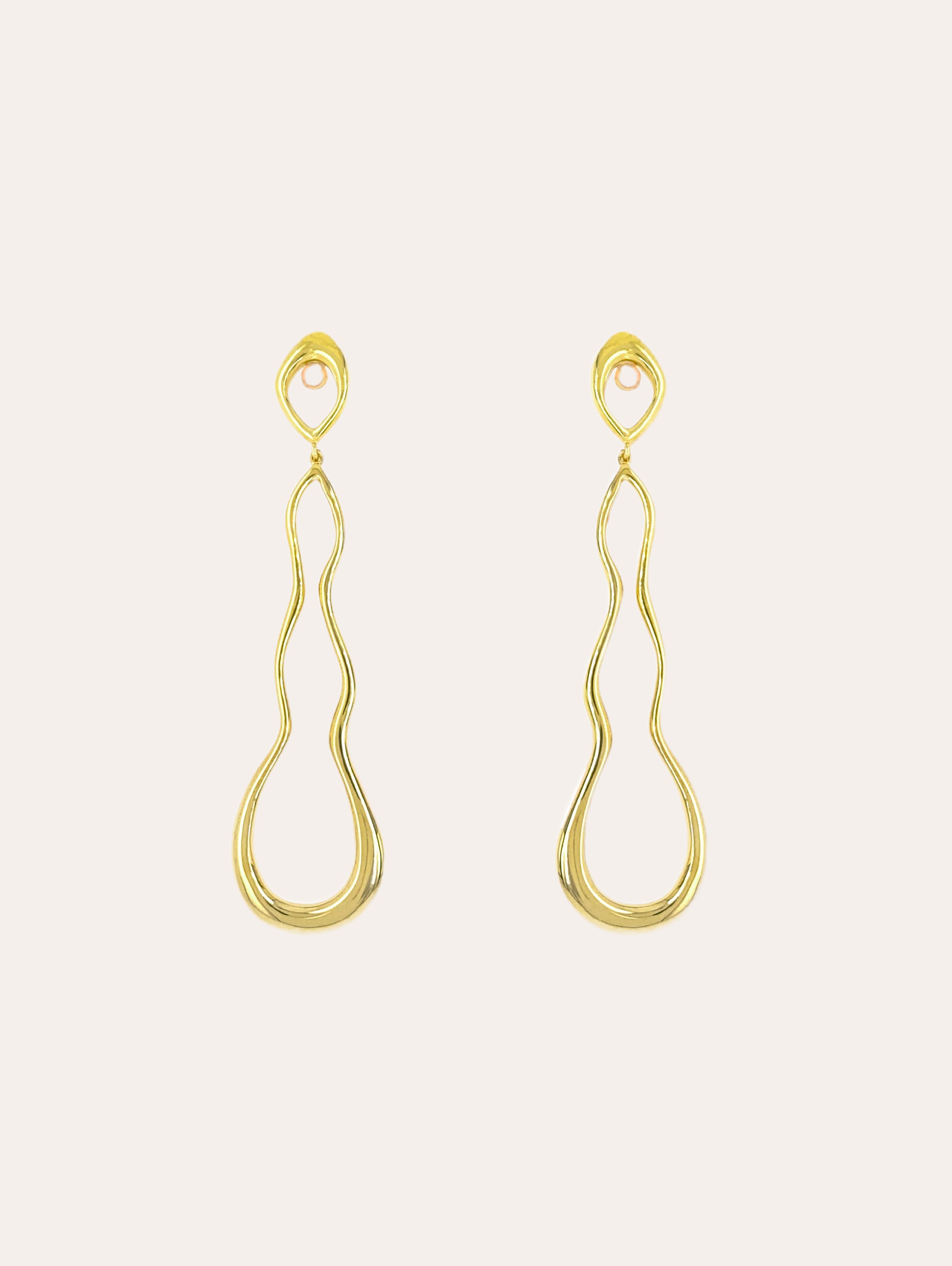 Silia earrings gold